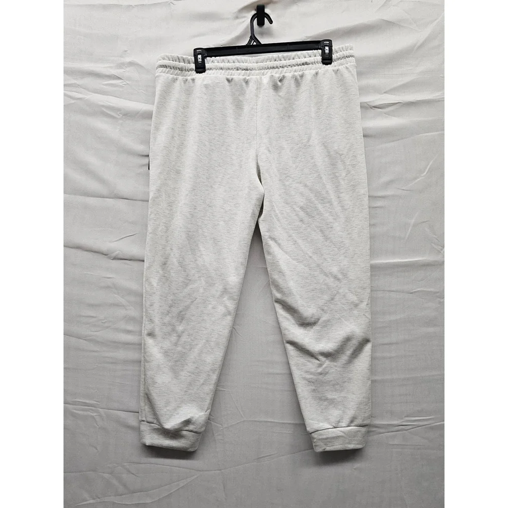 Members‎ Mark Womens Sandwash Jogger Cream XXL MM25528 Mid-Rise Sweatpants New